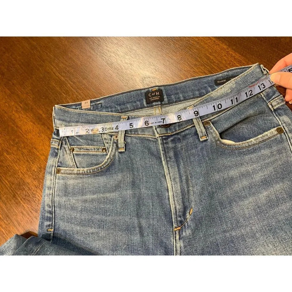 Citizens of Humanity Rocket High Ride Skinny Pearl Studded Blue Jeans Women’s 27 - Picture 6 of 12